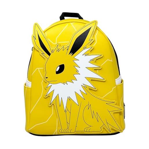 Loungefly pokemon jolteon cosplay - borsa a tracolla da donna con doppia tracolla, giallo