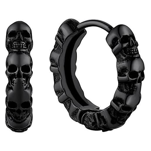Finrezio 28 Paia Orecchini A Goccia Halloween Per Donna - Set Con Zucche, Gatti Neri, Ragni, Teschi - Gioielli Regalo - 2