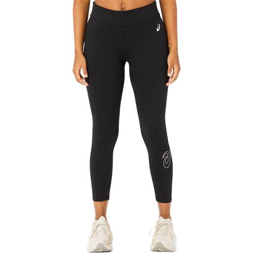 Asics leggings donna Asics logo 7/8 tight nero
