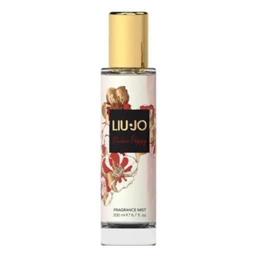 Liu Jo divine poppy acqua corpo profumata donna - spray floreale fresco 200 ml - body mist profumo lunga durata (1 unità)