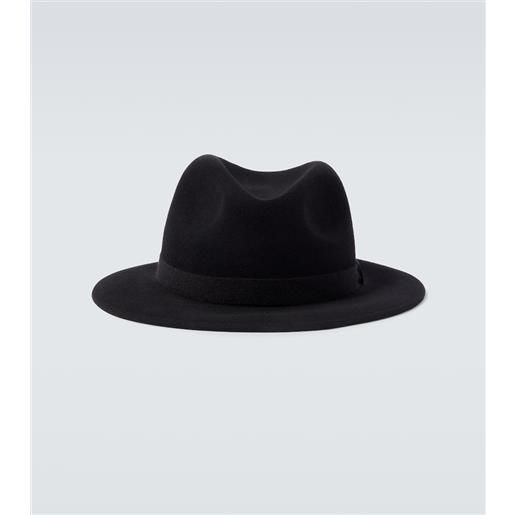 Borsalino cappello jared in feltro di lana e cashmere