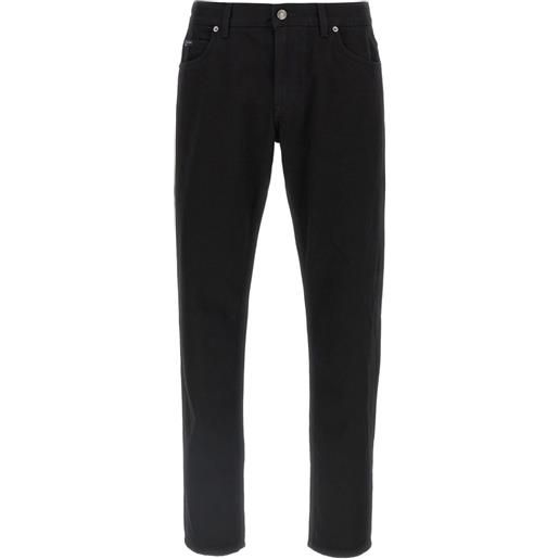 Dolce & Gabbana jeans con applicazione - nero