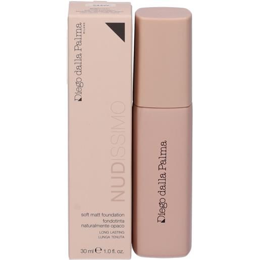 Cosmetica HUB SpA nudissimo soft matt foundation fondotinta naturalmente opaco df107244w 30 ml make up