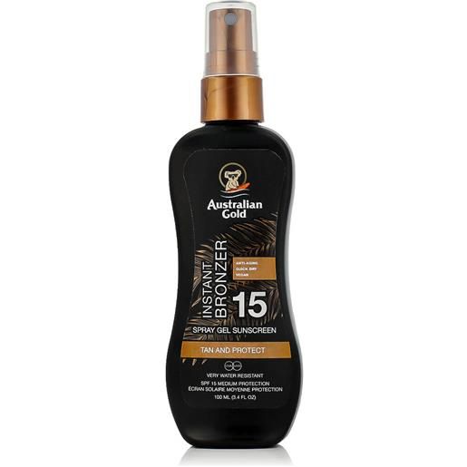Australian Gold instant bronzer spray spf 15 100 ml