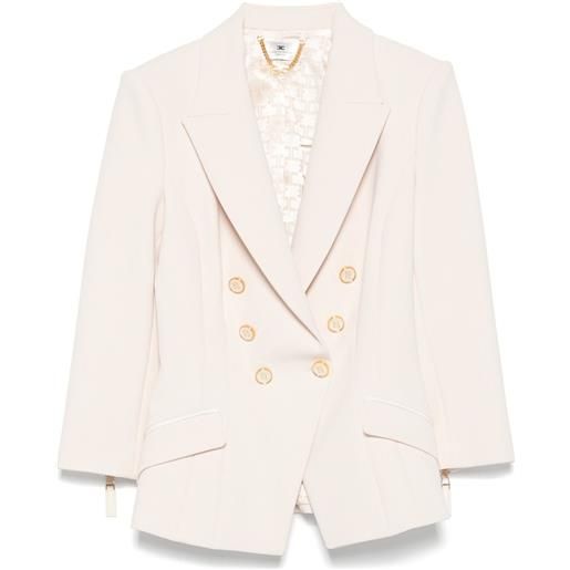Elisabetta Franchi blazer doppiopetto - toni neutri