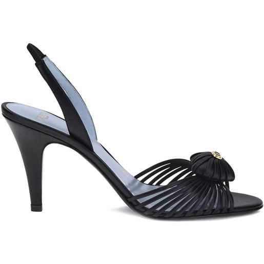 Valentino Garavani sandali royal con cinturino posteriore 85mm - nero