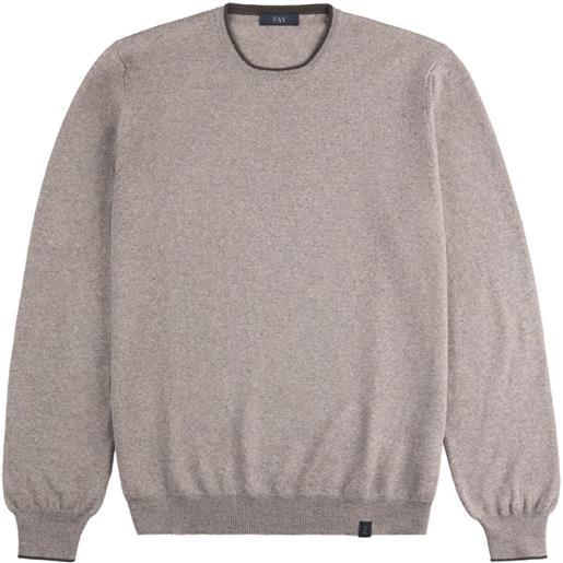 Fay maglione in lana vergine - toni neutri