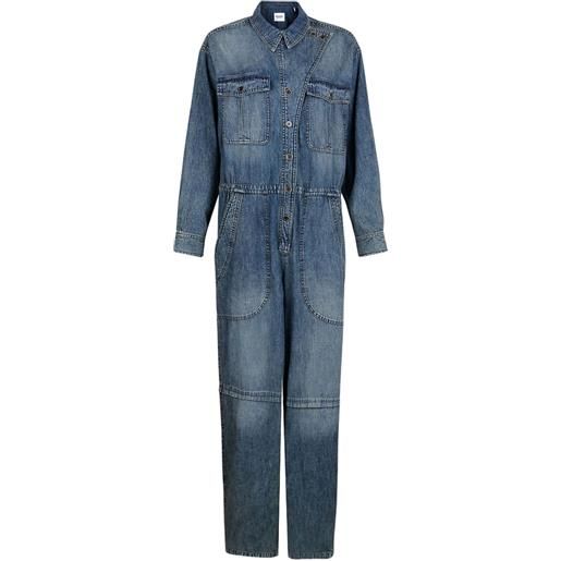 MARANT ÉTOILE tuta intera denim - blu