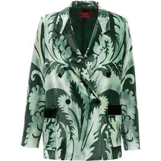 F.R.S For Restless Sleepers blazer con stampa paisley - verde