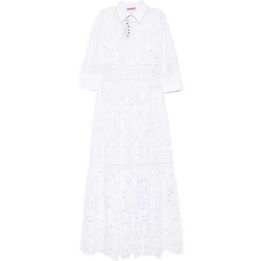 Ermanno Scervino abito con ricamo - bianco