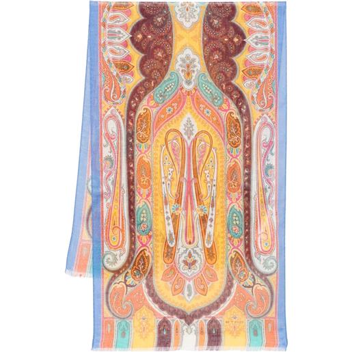 ETRO foulard con stampa paisley - giallo