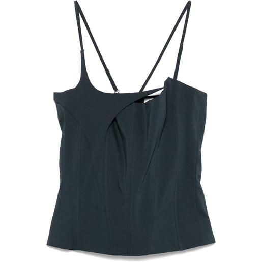 Ottolinger corsetto in popeline - blu
