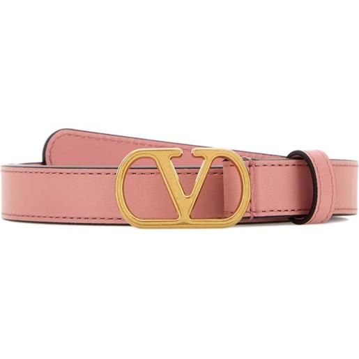 Valentino Garavani cintura vlogo in pelle - rosa