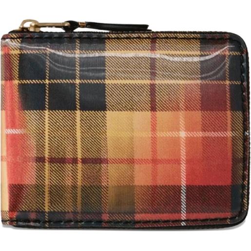 Comme Des Garçons Wallet portafoglio con zip a u - red