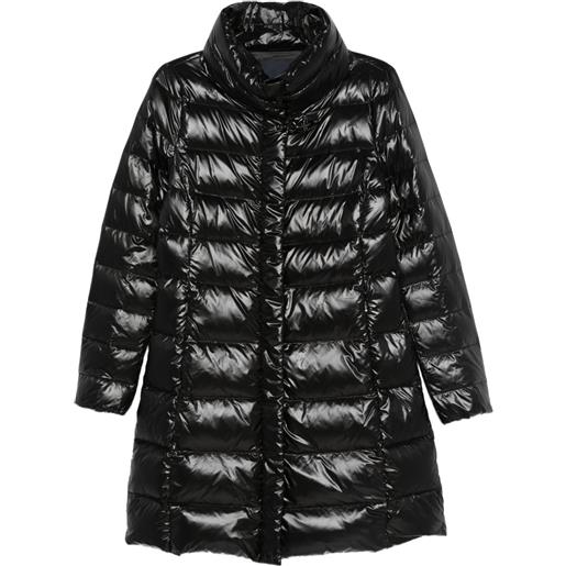 Fay cappotto con colletto rialzato - nero