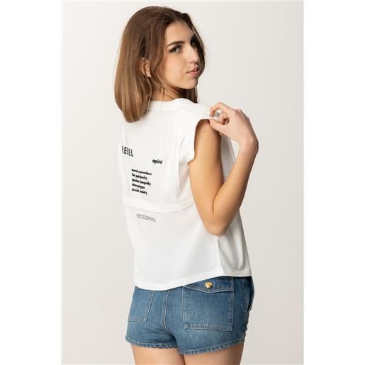 Patrizia Pepe t-shirt con stampa donna 8m1685 j265