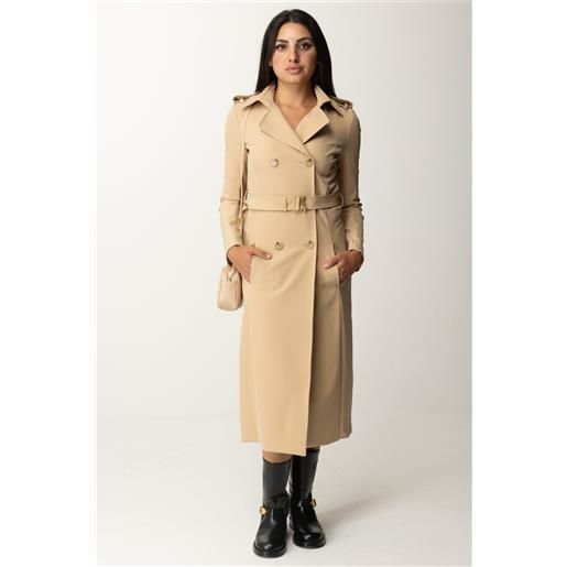 Patrizia Pepe trench con cintura in nylon donna 8o0137 a2aw