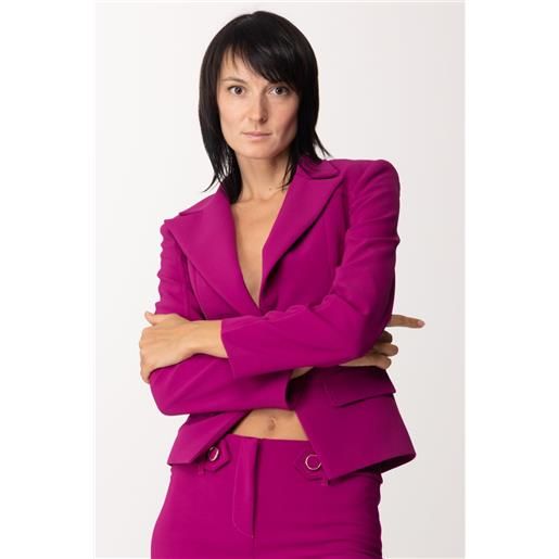 Simona Corsellini giacca sfiancata monopetto donna a23cpgi012