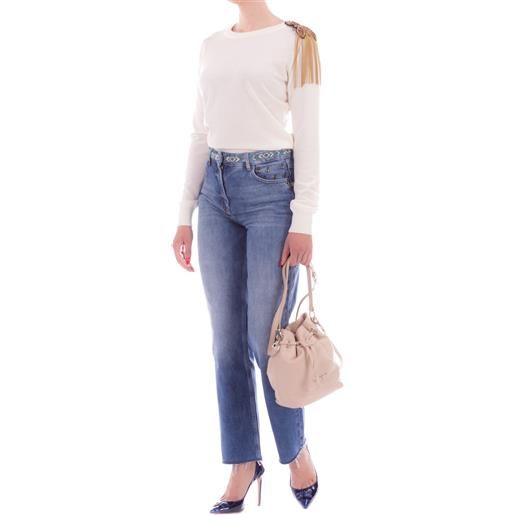 Patrizia Pepe jeans con ricamo di perline donna 2j2274 a6u3 c823
