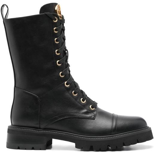 TWINSET stivali stringati - nero