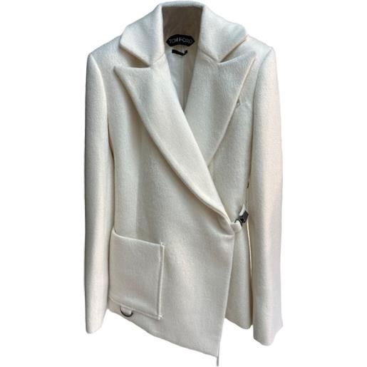 TOM FORD blazer in cashmere - bianco