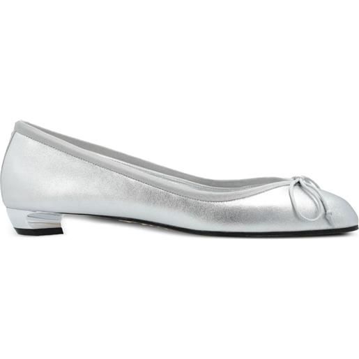Alexander McQueen ballerine armadillo - argento