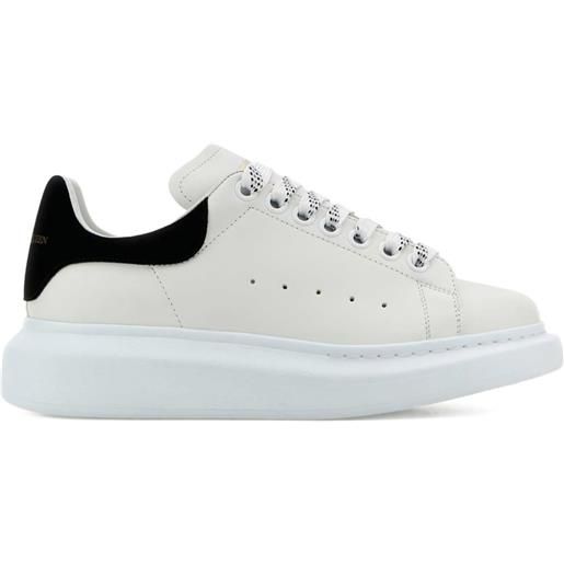 Alexander McQueen sneakers oversize in pelle - bianco