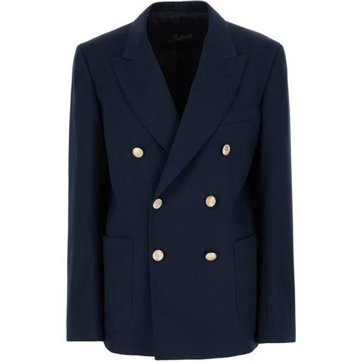 Seafarer giacca doppiopetto - blu