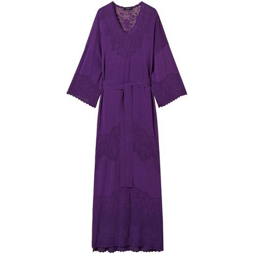 TWINSET abito con cintura - viola