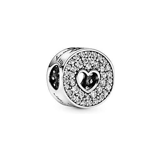 PANDORA 791977cz - anello da donna in argento 925/1000, con zirconi, colore: bianco
