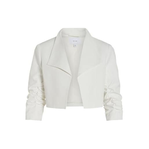 Vila blazer open cropped cloud dancer 34 cloud dancer 34
