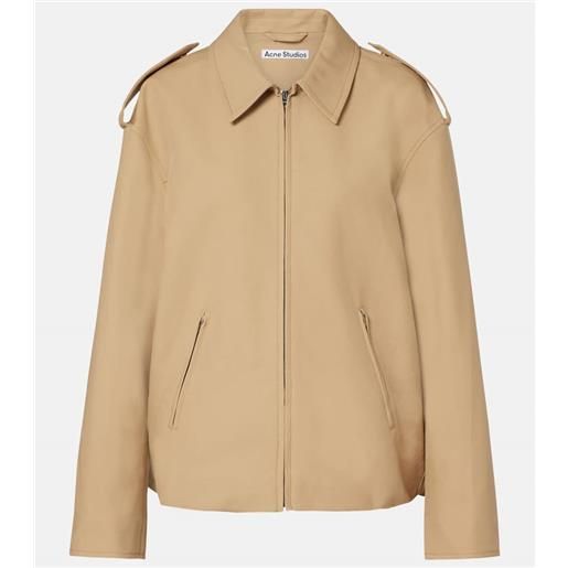 Acne Studios giacca in raso di cotone