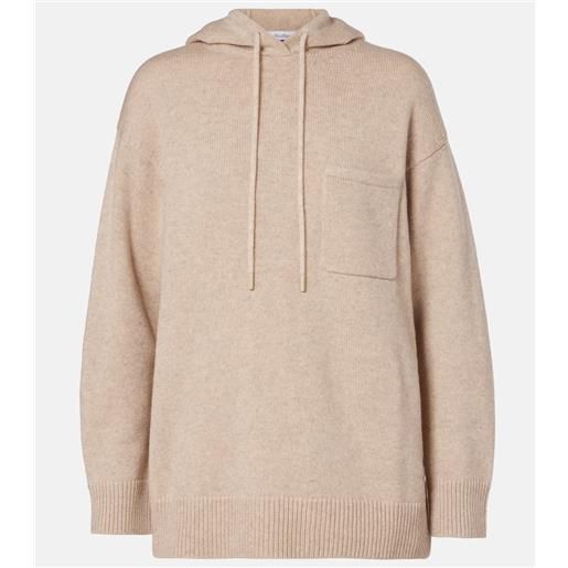 Max Mara felpa con cappuccio liana in lana e cashmere