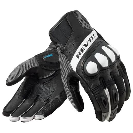 REV'IT Mosca H2O Guanti Moto Uomo Impermeabili – Neri, Taglia 2XL