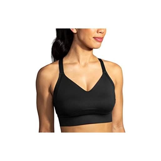 Brooks 350082001 drive interlace run bra reggiseno sportivo donna black taglia 034de