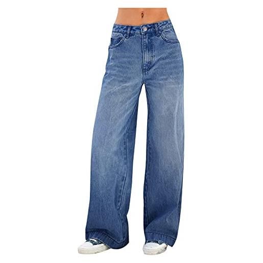 NOAGENJT jeans a donna pantaloni tuta donna invernali curvy jeans donna elasticizzati vita bassa pantaloni donna invernali only a-blu scuro xl 21.99