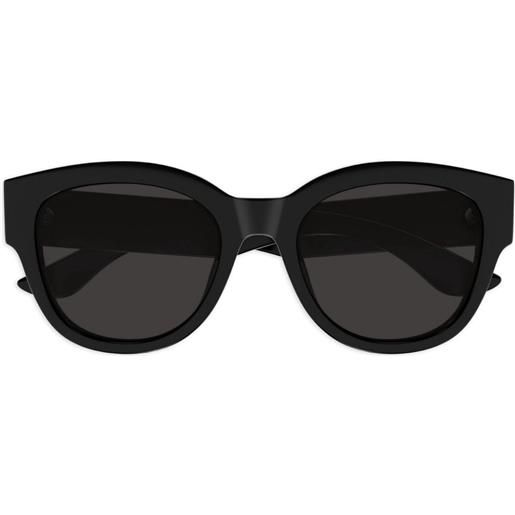 Alexander McQueen Eyewear occhiali da sole tondi - nero