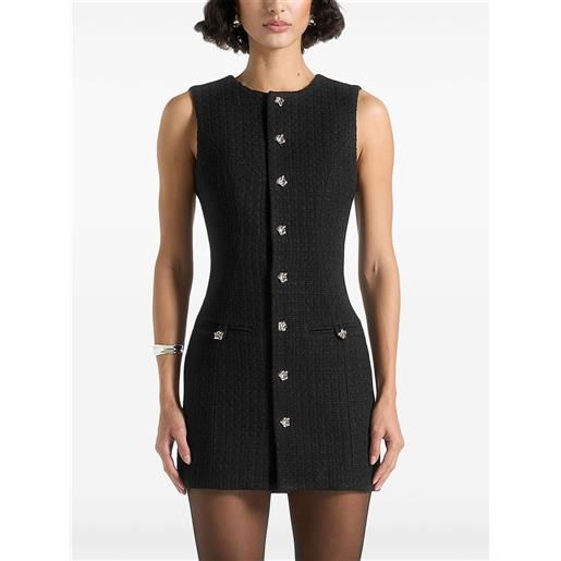 Manière De Voir abito corto nadine in tweed - nero