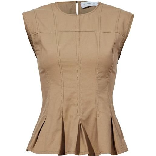 Proenza Schouler White Label top felix - marrone