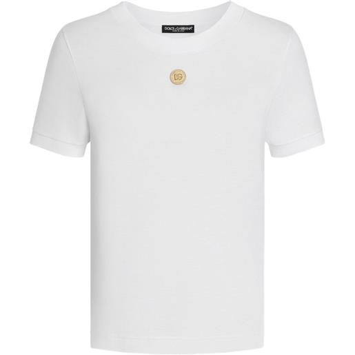 Dolce & Gabbana t-shirt medal - bianco