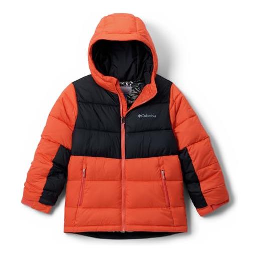 Columbia pike lake 2 - piumino con cappuccio, unisex, taglia xl, colore: nero