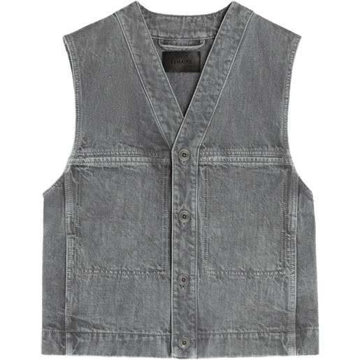 LEMAIRE gilet denim - grigio