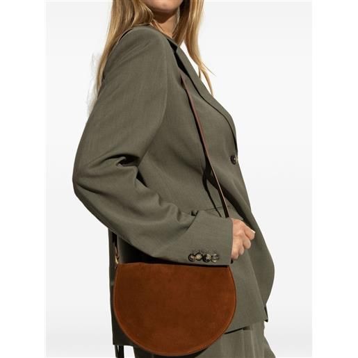 Wandler borsa mezza luna a tracolla - marrone