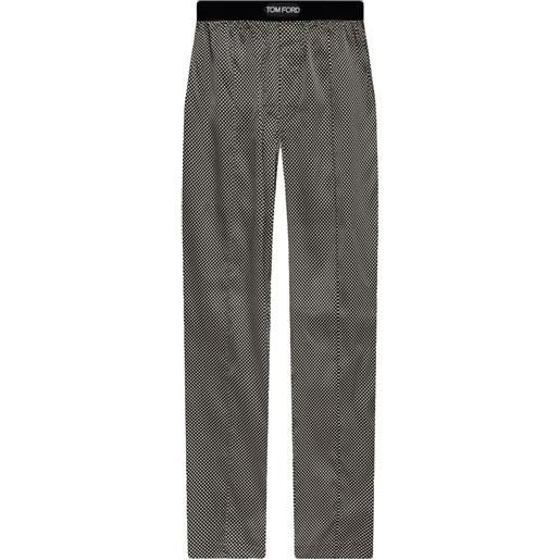 TOM FORD pantaloni a pois - nero