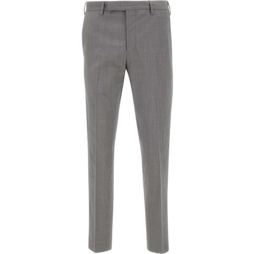 PT Torino pantaloni sartoriali con pieghe - grigio