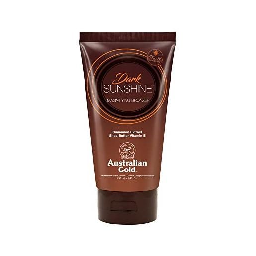 Australian Gold sunshine dark magnifying bronzer professional lotion 133 ml