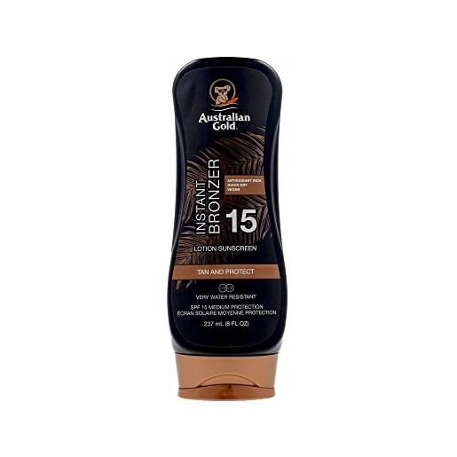 Australian Gold sunscreen spf15 lotion with bronzer 237 ml