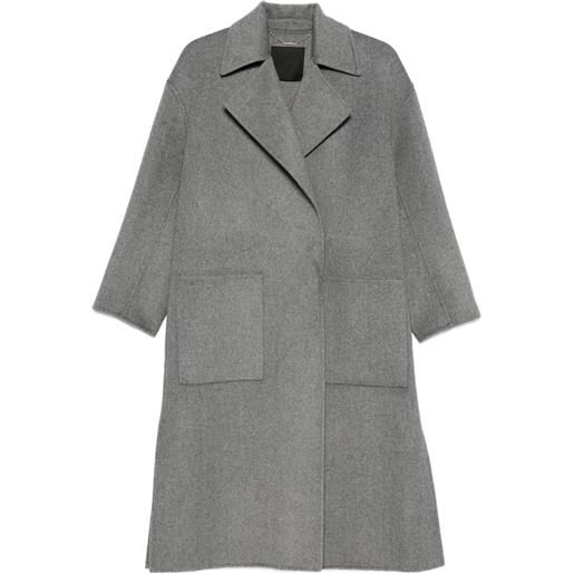 LIU JO cappotto con cintura - grigio
