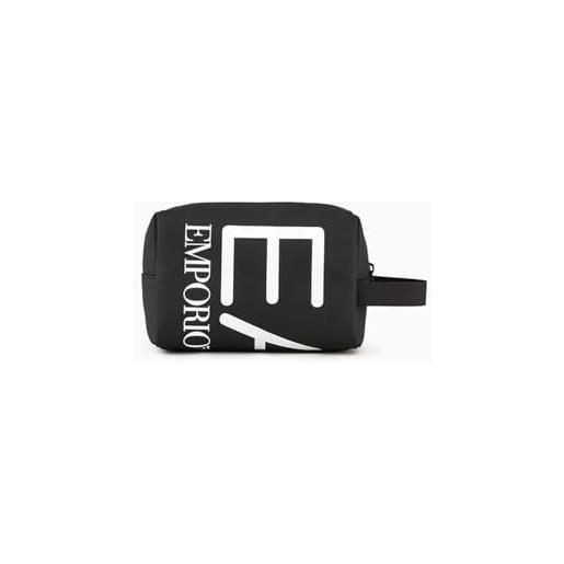EA7 emporio armani pochette beauty case train uomo EA7 black/white logo ubs23ea01 245076 3r910 piccola