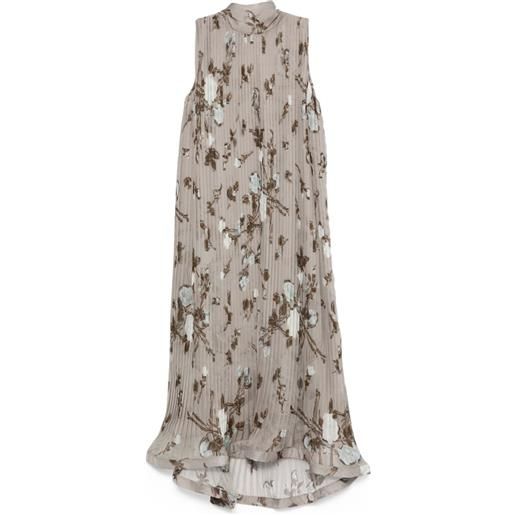 P.A.R.O.S.H. abito a fiori - grigio